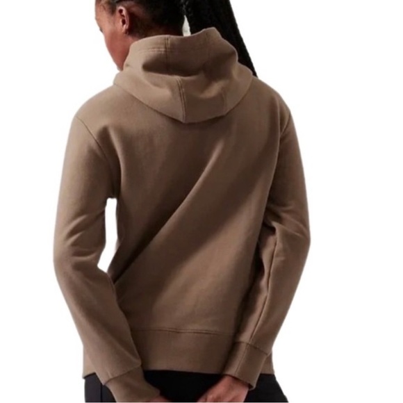 Athleta Women’s Pullover Hoodie Sweatshirt in Brown Size Small - Picture 2 of 8